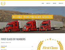 Tablet Screenshot of firstclasscarriers.com